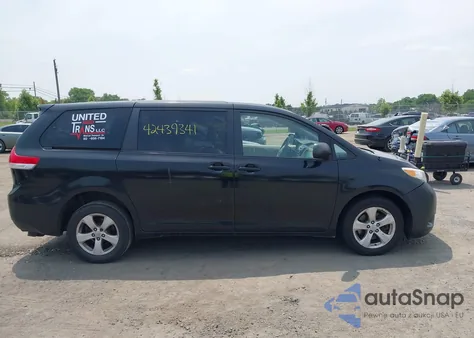 2014 Toyota Sienna L V6 7 Passenger from USA, damaged, VIN 5TDZK3DCXES450220